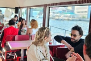 Bangkok: Crucero en barco por el Chao Phraya con bebidas ilimitadas