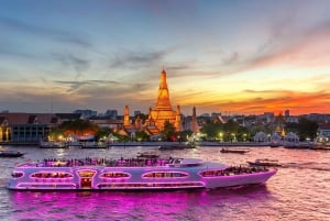 Bangkok: crociera sul Chao Phraya con buffet di lusso e ponte scoperto