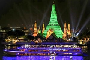 Bangkok: crociera sul Chao Phraya con buffet di lusso e ponte scoperto