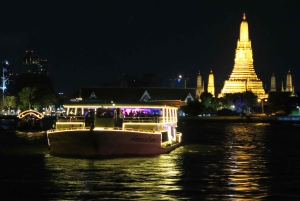 Bangkok: Chao Phraya Princess Cena en Crucero y Traslado al Hotel