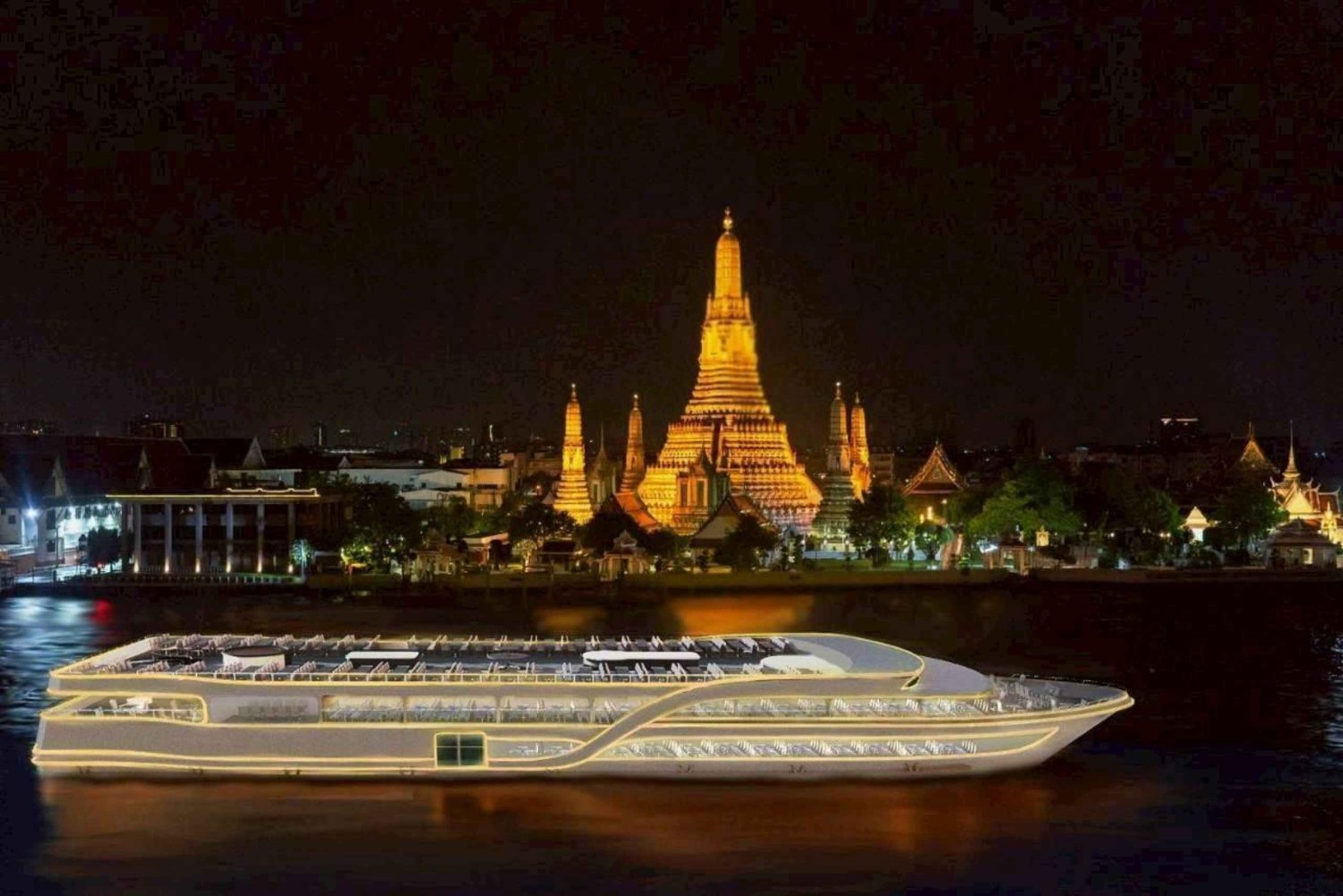 Bangkok: Chao Phraya River Noah – die neueste luxuriöse 6-Sterne-Kreuzfahrt