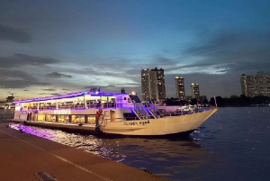 Bangkok: Vela Cruise Buffet Dinner på Chao Phraya