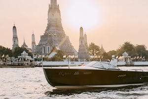 Bangkok: Crociera privata in barca Hacker sul fiume Chaophraya