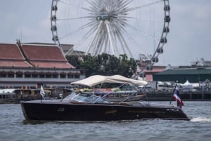 Bangkok: Crociera privata in barca Hacker sul fiume Chaophraya
