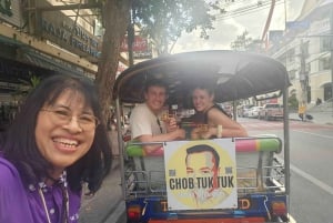 Bangkok: CHOB TUK TUK Ride + Canal Tour + Foods Tasting