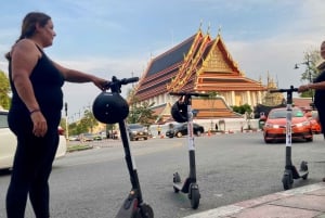 Bangkok: Stadsrondleiding met elektrische scooter