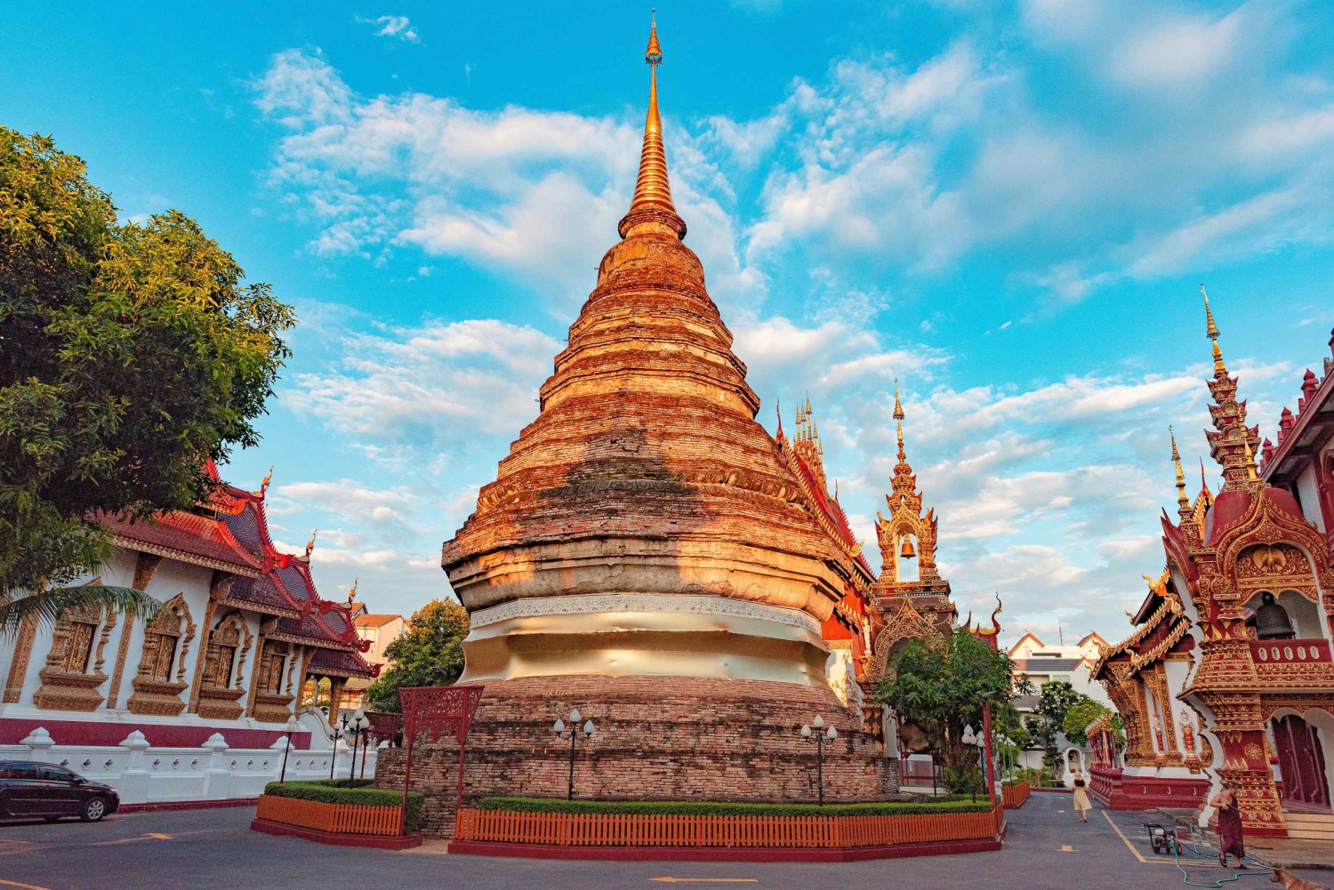 Bangkok: Lo más destacado de la ciudad, templo y tour a pie por el mercado
