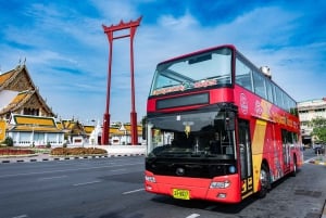 Bangkok: Tour en autobús turístico con paradas libres