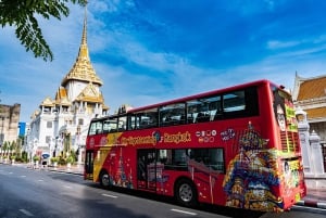 Bangkok: Wycieczka autobusowa hop-on hop-off z krajoznawczym zwiedzaniem miasta