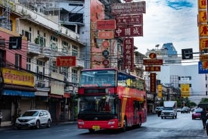 Bangkok: Sightseeing med Hop-On Hop-Off-buss i byen
