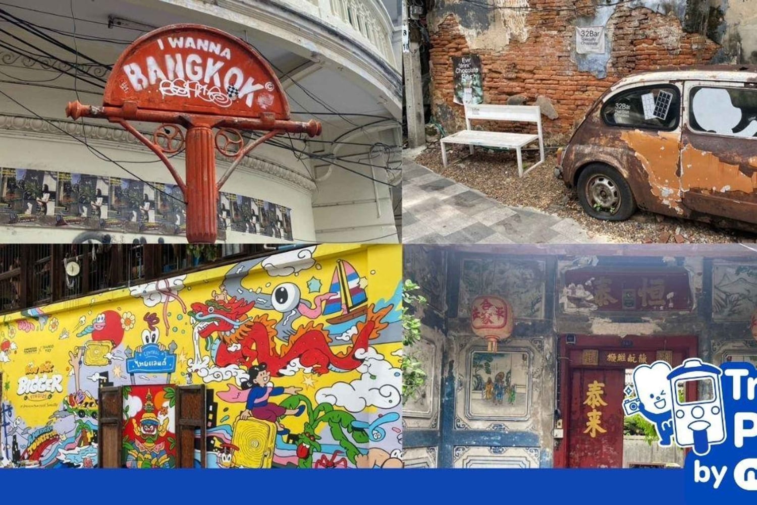 Bangkok-kombo: Tuk-tuk-appkort, Chao Phraya-båt och e-sim