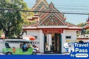 Bangkok-kombo: Tuk-tuk-appkort, Chao Phraya-båt och e-sim
