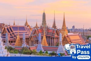 Bangkok-kombo: Tuk-tuk-appkort, Chao Phraya-båt och e-sim