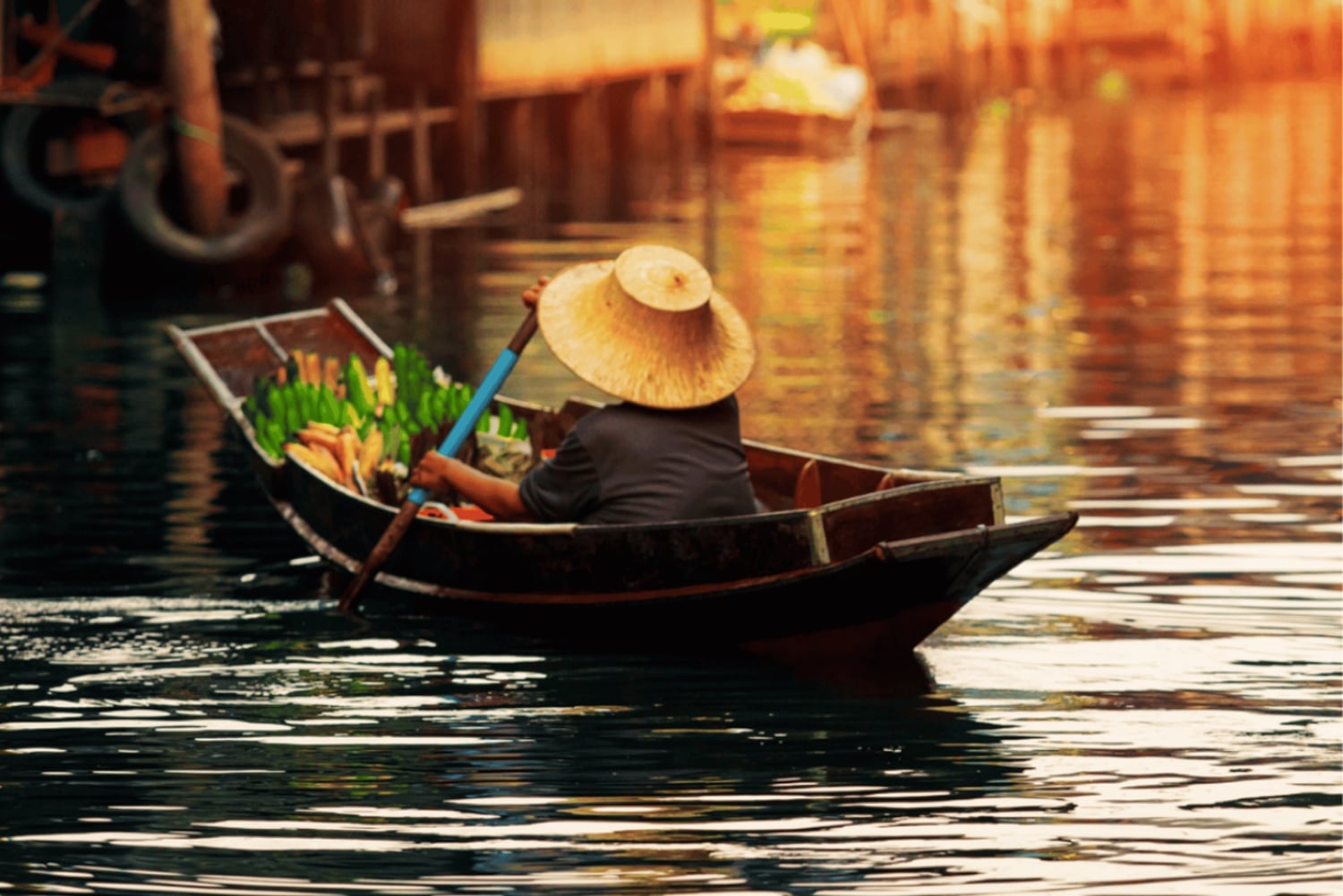 Bangkok : visite guidée privée des marchés de Damnoen Saduak et de Maeklong
