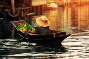 Bangkok : visite guidée privée des marchés de Damnoen Saduak et de Maeklong