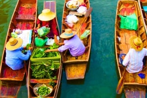 Bangkok : visite guidée privée des marchés de Damnoen Saduak et de Maeklong