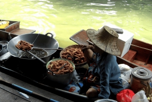 Bangkok: Excursão a Damnoen Saduak e à Cachoeira Erawan com almoço