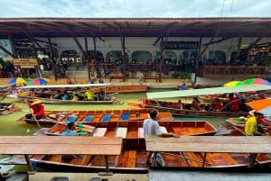 Mercado de Damnoen Saduak y Maeklong, almuerzo incluido - Tour privado