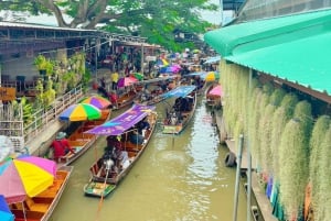 Mercado de Damnoen Saduak y Maeklong, almuerzo incluido - Tour privado
