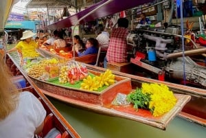Mercado de Damnoen Saduak y Maeklong, almuerzo incluido - Tour privado