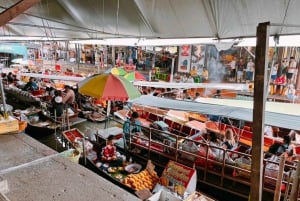 Mercado de Damnoen Saduak y Maeklong, almuerzo incluido - Tour privado