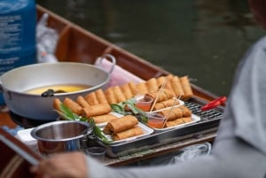 Bangkok: Damnoen Saduak und Zugmarkt mit Bootsfahrt