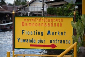 Bangkok: Damnoen Saduak und Zugmarkt mit Bootsfahrt