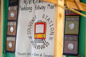 Bangkok: Damnoen Saduak und Zugmarkt mit Bootsfahrt