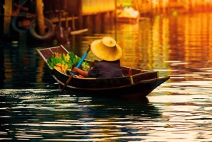 Bangkok: Tour privato del mercato galleggiante e ferroviario di Damnoen Saduak