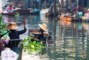 Bangkok: Tour privato del mercato galleggiante e ferroviario di Damnoen Saduak