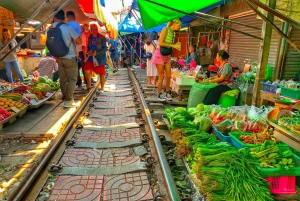 Bangkok: Damnoen Saduak, Mae Klong Train Market & Mahanakhon