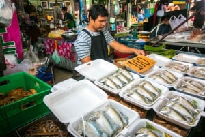 Damnoen Saduak-markedet og Maeklong Railway Market