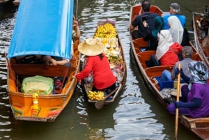 Bangkok: Passeio pela ferrovia Maeklong e pelo mercado flutuante