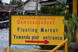 Bangkok: Kolej Maeklong i wycieczka po pływającym targu