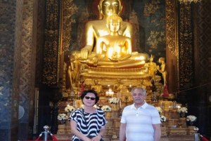 Dagsutflykt Bangkok: Mat, tempel & Tuk-Tuk