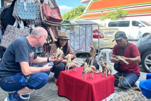 Dagsutflykt Bangkok: Mat, tempel & Tuk-Tuk