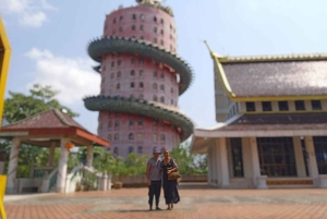 Bangkok : Temple du Dragon, Temple des Racines et Amphawa en espagnol