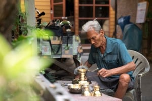 Tour gastronómico e de Tuk Tuk elétrico em Banguecoque: Thonburi e Wang Lang