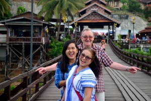Bangkok: privé-dagtour naar Erawan-watervallen en rivier de Kwai