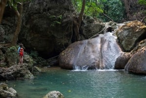 Bangkok: Erawan & Kanchanaburi Skywalk dagstur