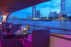 Bangkok: paseo en barco con cena y música en vivo por el Chao Phraya