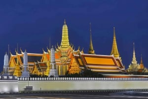 Bangkok: Aftentur med Wat Arun, Wat Pho og Tuk Tuk-tur