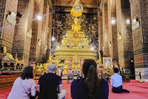 Bangkok: Kveldstur med Wat Arun, Wat Pho og Tuk Tuk-tur