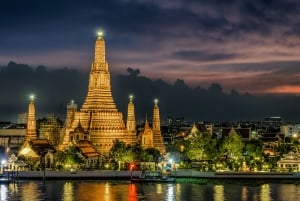 Bangkok: Tour privato per famiglie con safari e crociera con cena sul fiume