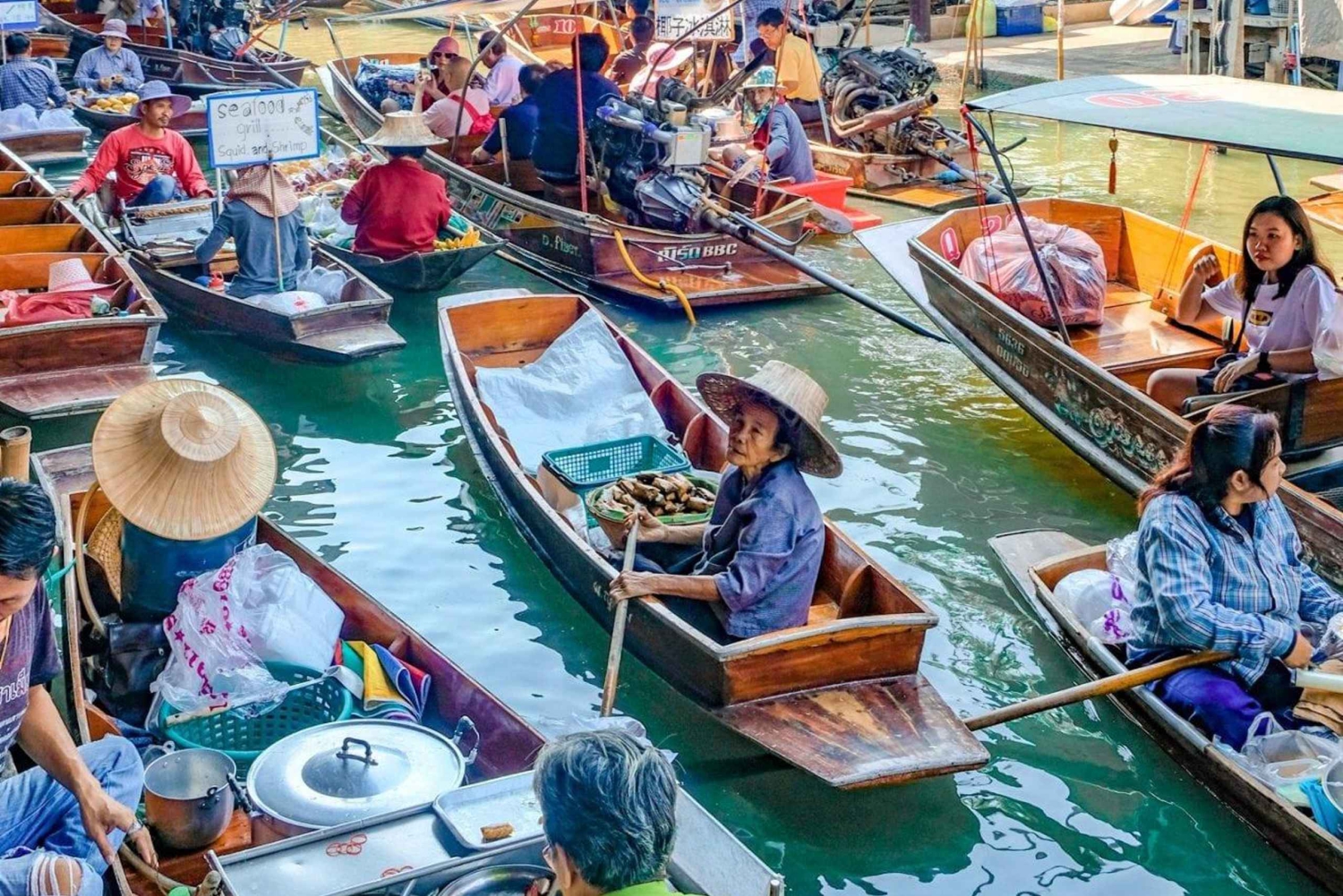 Bangkok: Guidet dagstur til berømte markeder og Dragetemplet
