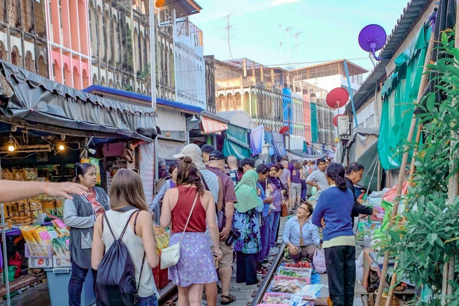 Bangkok: Guidet dagstur til berømte markeder og Dragetemplet