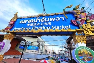Bangkok: Tour dei mercati galleggianti e di Maeklong in charter privato