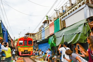 Bangkok: Pływające i Maeklong Markets Tour prywatnym czarterem