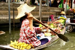 Bangkok : marché flottant et marché du train