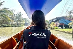 Bangkok : marché flottant et marché du train